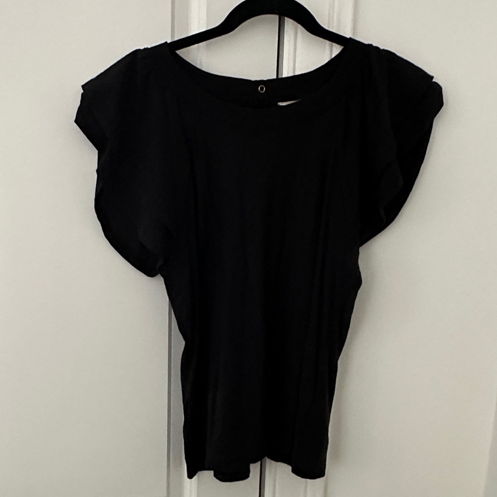 Nation Ruffle Sleeve Top